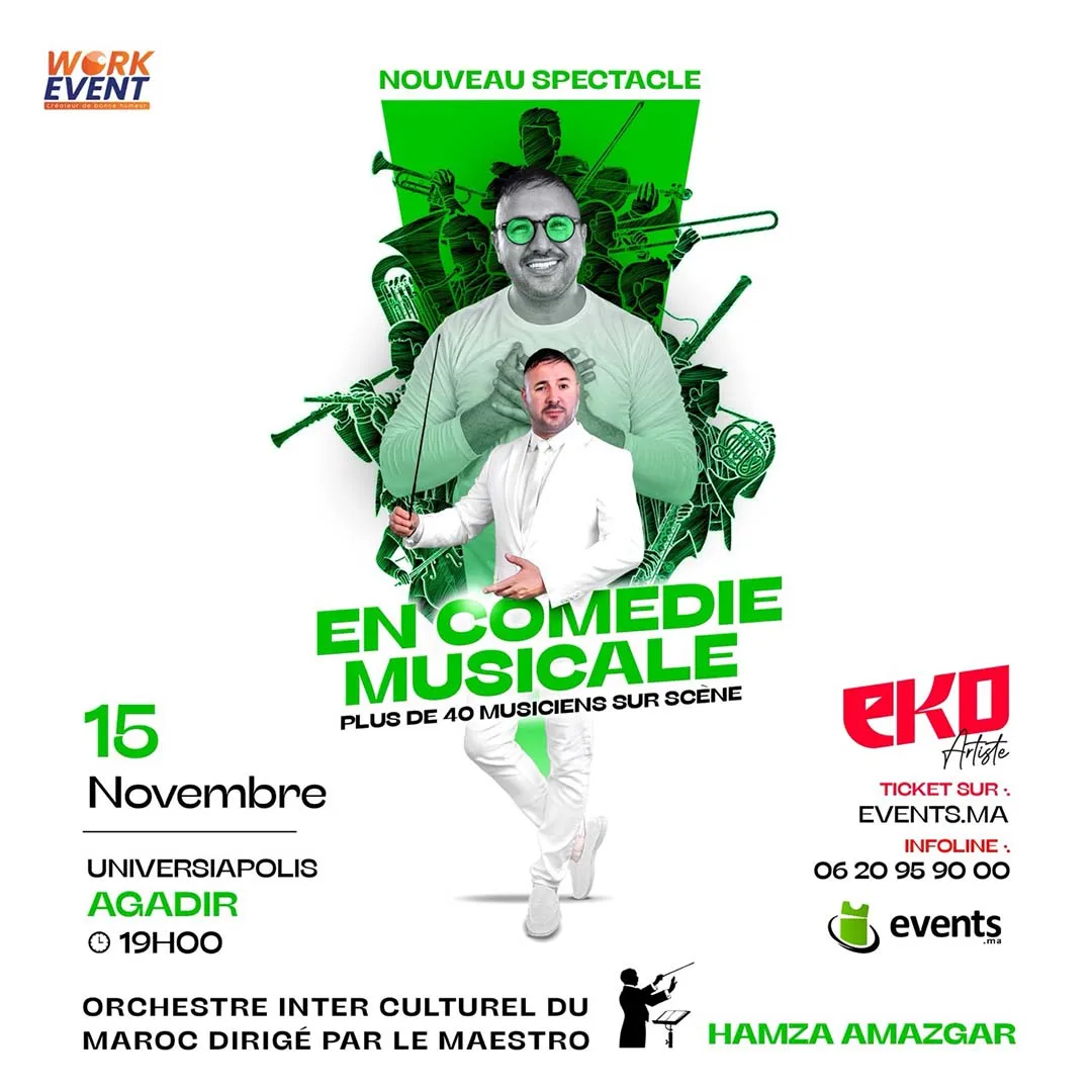 EKO — En Comédie Musicale in Agadir, 15 November
